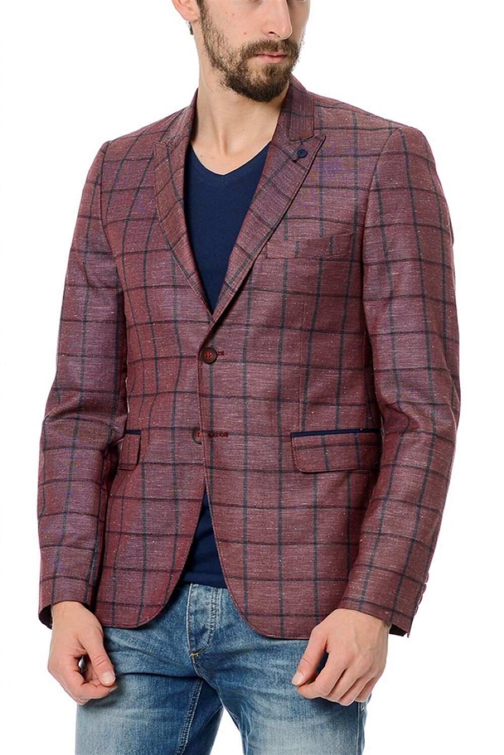 C2610 Dewberry bunda v burgundy farbe