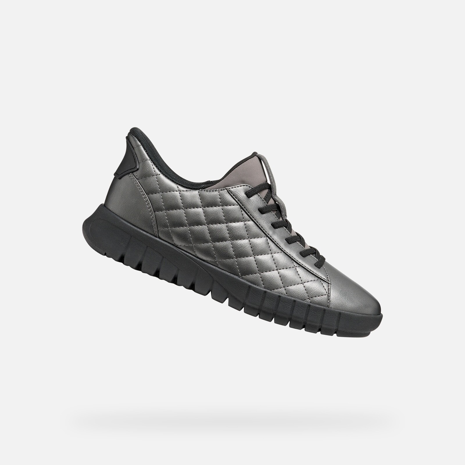Dark Grey Women's Geox Flextride Plus Sneakers - Women's