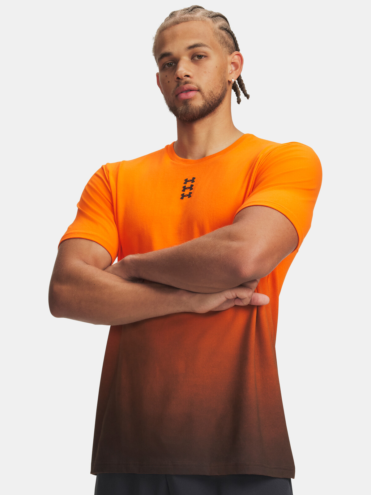 Men's Under Armour UA M HOOPS TRIPLE LOGO SS T-Shirt - Men's