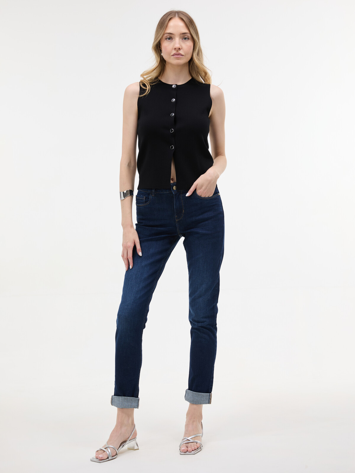 Navy Blue Women's Boyfriend Jeans ORSAY - Women's