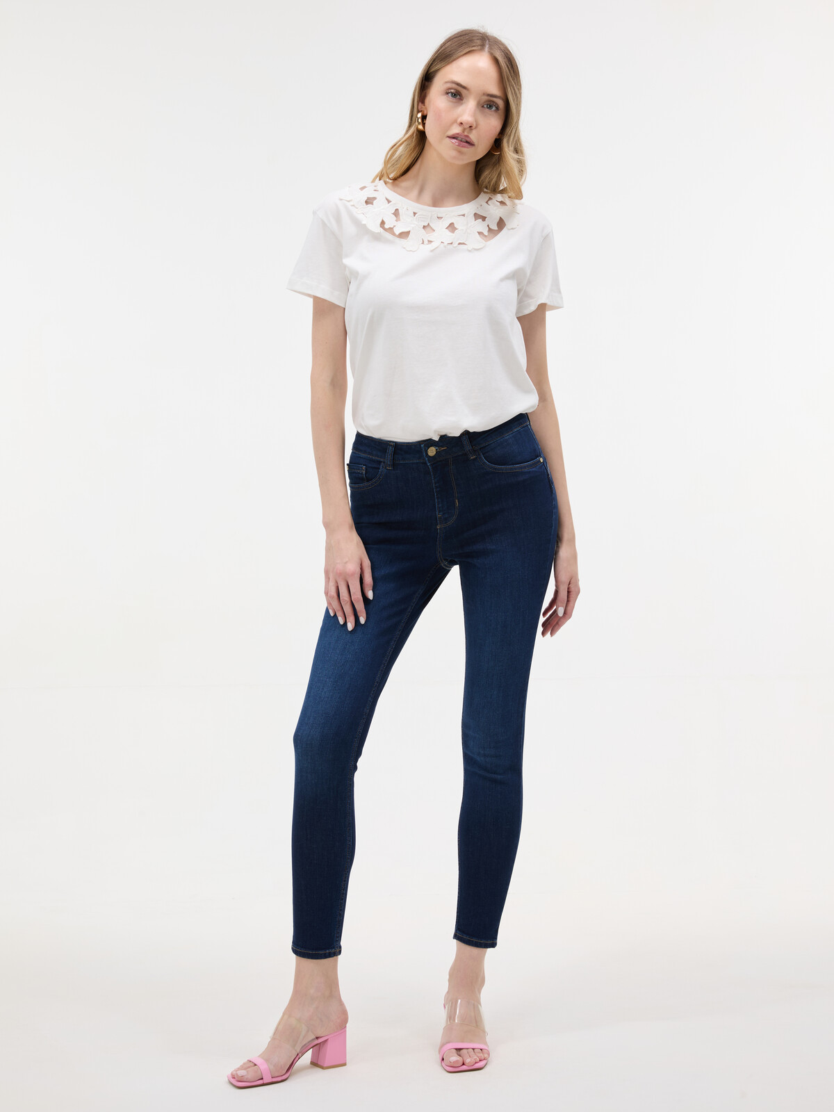 Navy Blue Women's Skinny Jeans Fit ORSAY - Women's