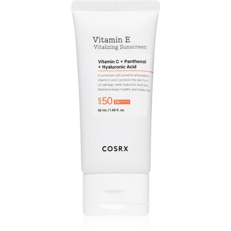 Cosrx Vitamin E Vitalizing Sunscreen​ opaľovací krém na tvár SPF 50 50 ml