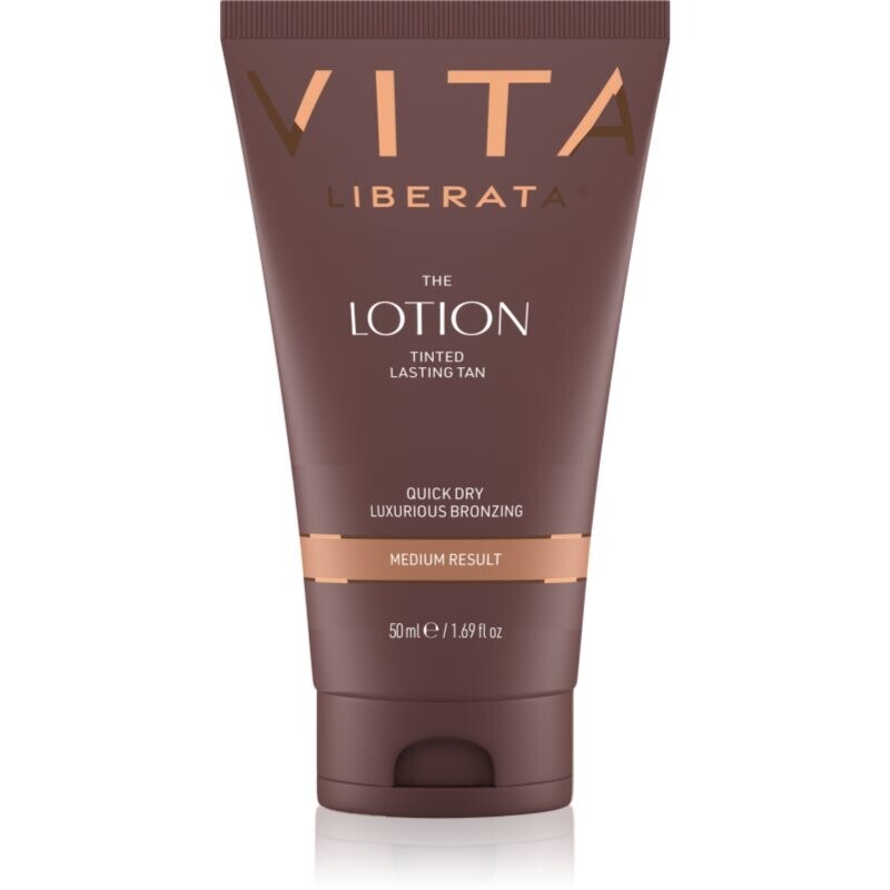 Vita Liberata Tinted Tanning Lotion samoopaľovacie telové mlieko malé balenie odtieň Medium 50 ml