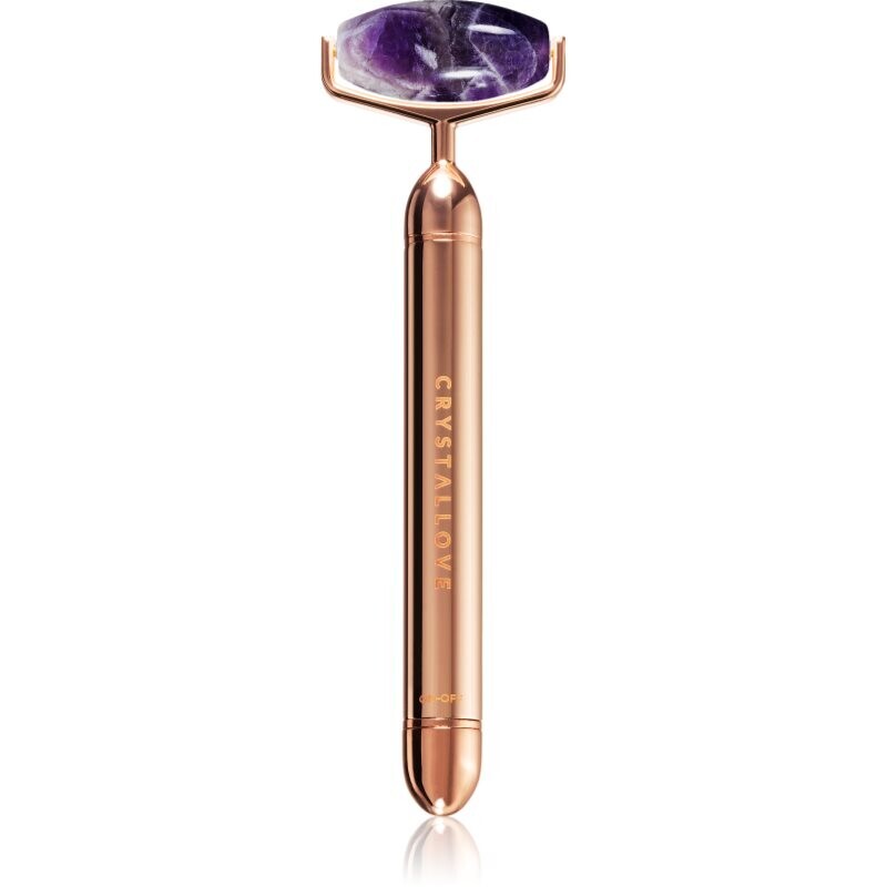 Crystallove Amethyst Vibrating Roller masážny valček na tvár 1 ks