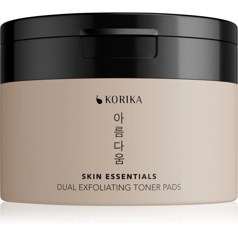 KORIKA Skin Essentials Dual Exfoliating Toner Pads duálne exfoliačné tampóniky 20 ks