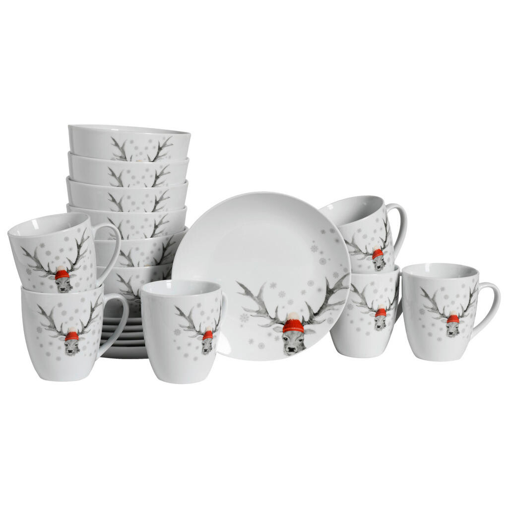 Creatable KOMBINOVANÝ SERVIS, 18-dielne, porcelán