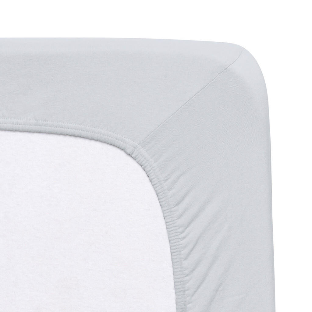 Florella NAPÍNACIA PLACHTA, džersej, svetlosivá, 180-200/200-220 cm