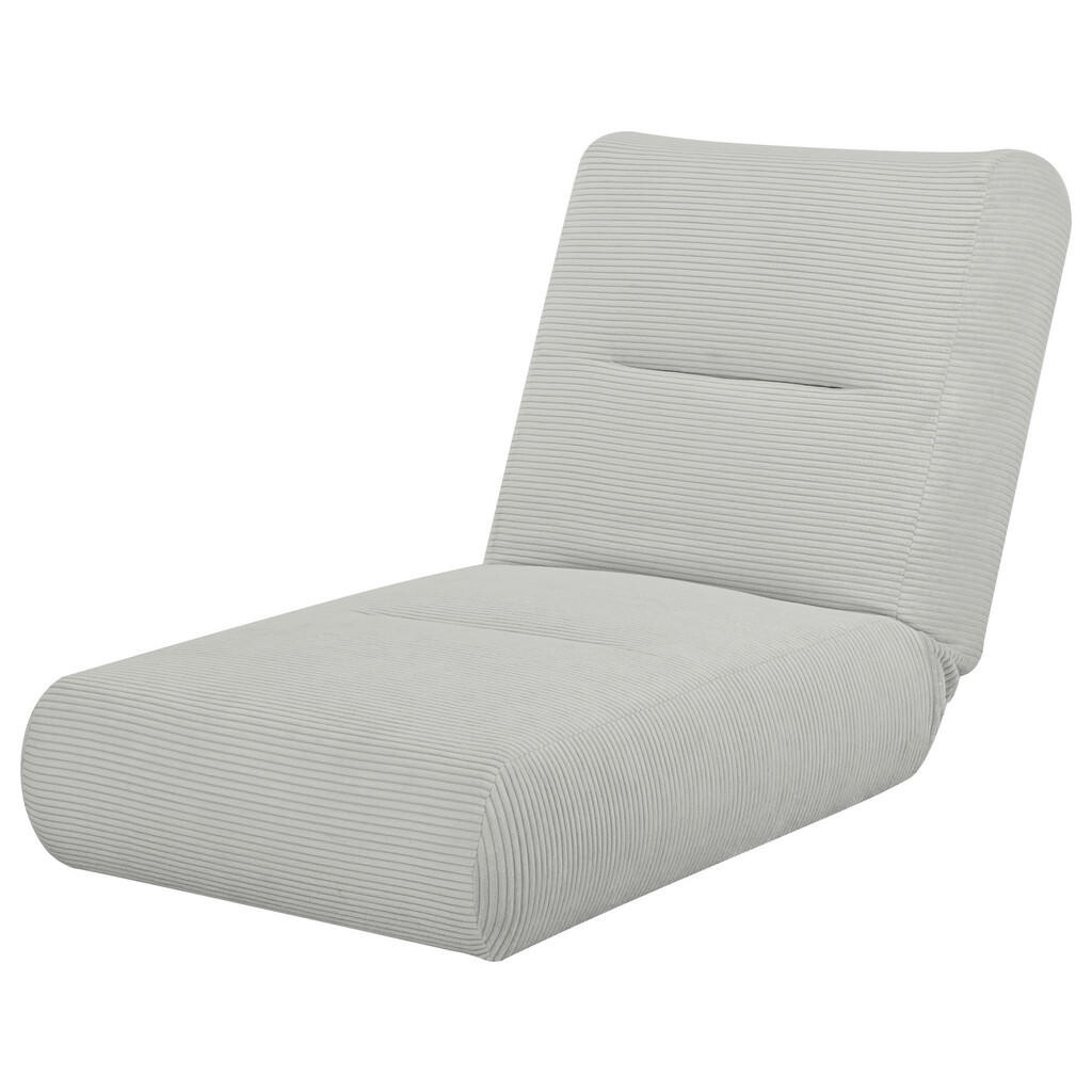 Livetastic ROZKLADACIE KRESLO, textil, svetlosivá