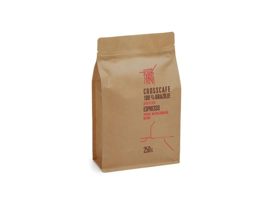 CROSSCAFE Káva CC 100% Brazil 250 g