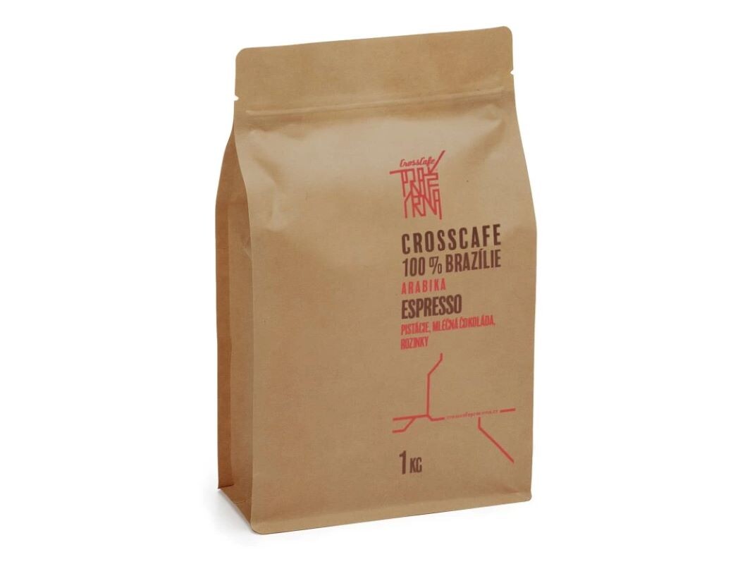 CROSSCAFE Káva CC 100% Brazil 1000 g