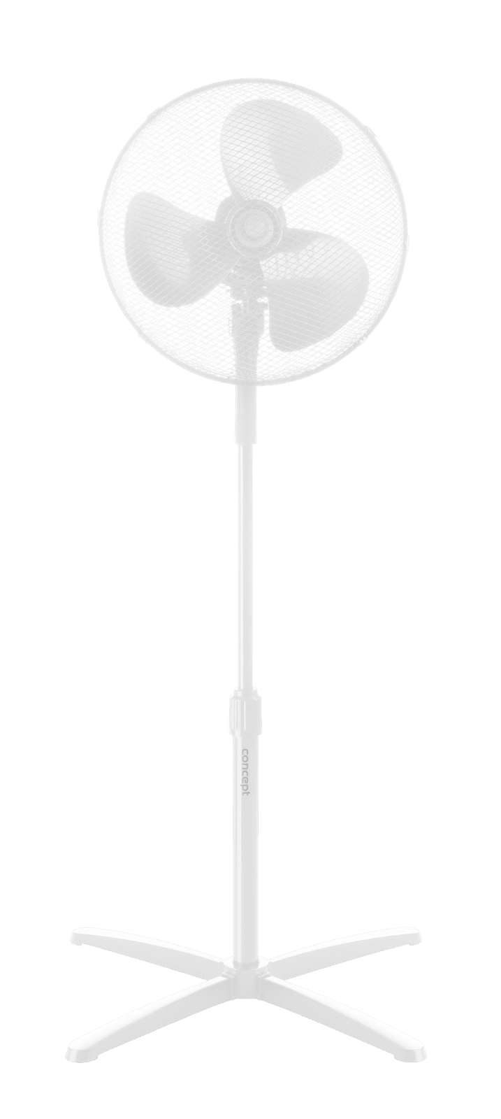 CONCEPT VS5051 Stojanový ventilátor biely