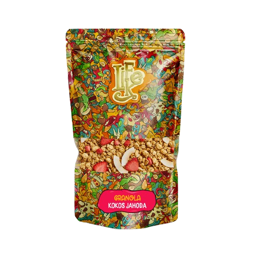 LIFELIKE Granola Jahodová s kokosom 400 g