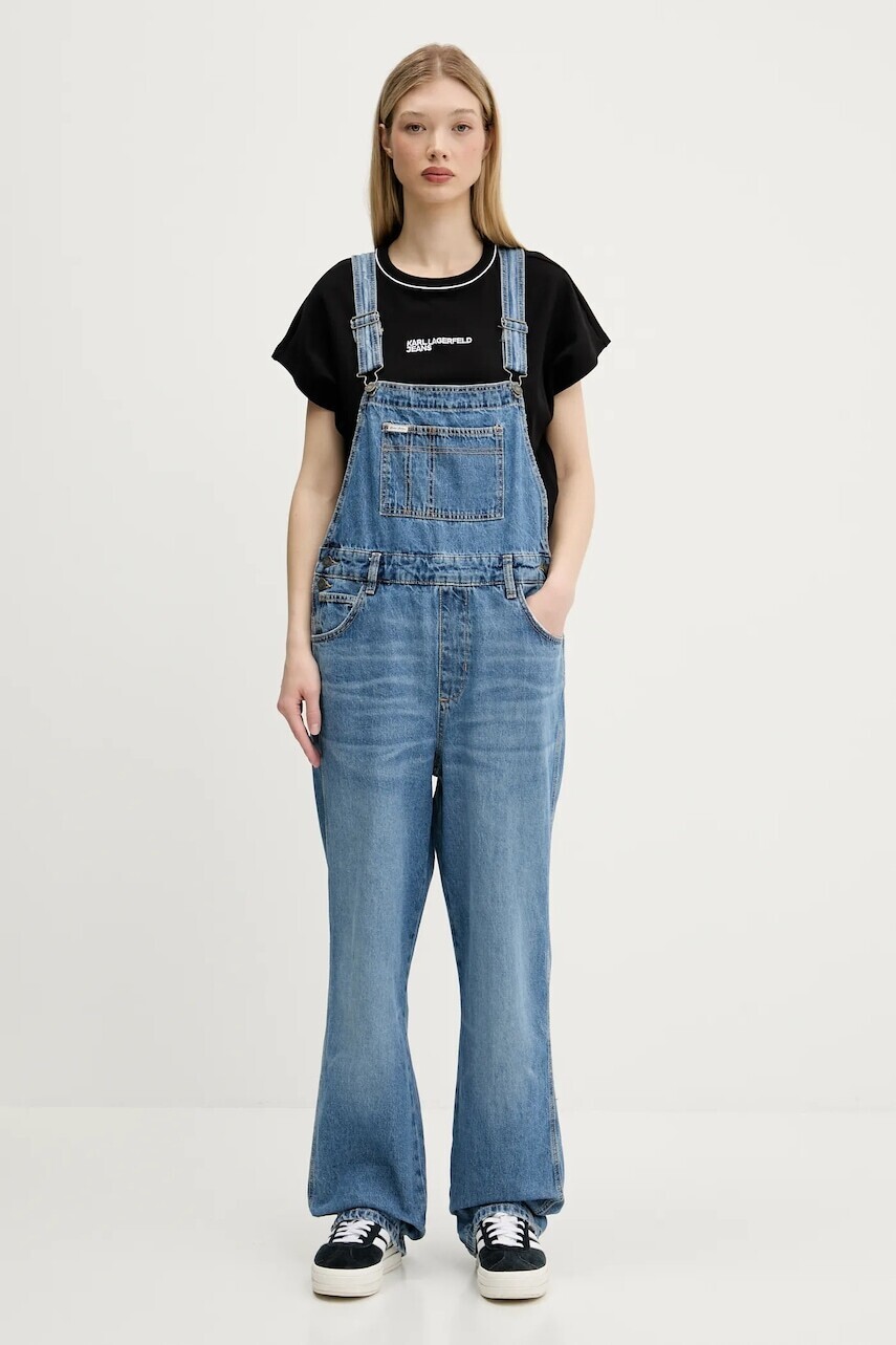 Rifľové nohavice na traky Guess Jeans