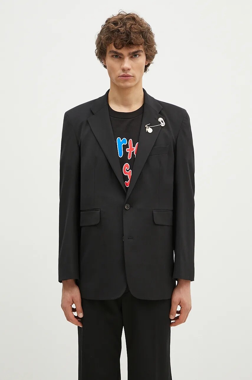 Sako s prímesou vlny Aries Single Breasted Tailored Jacket