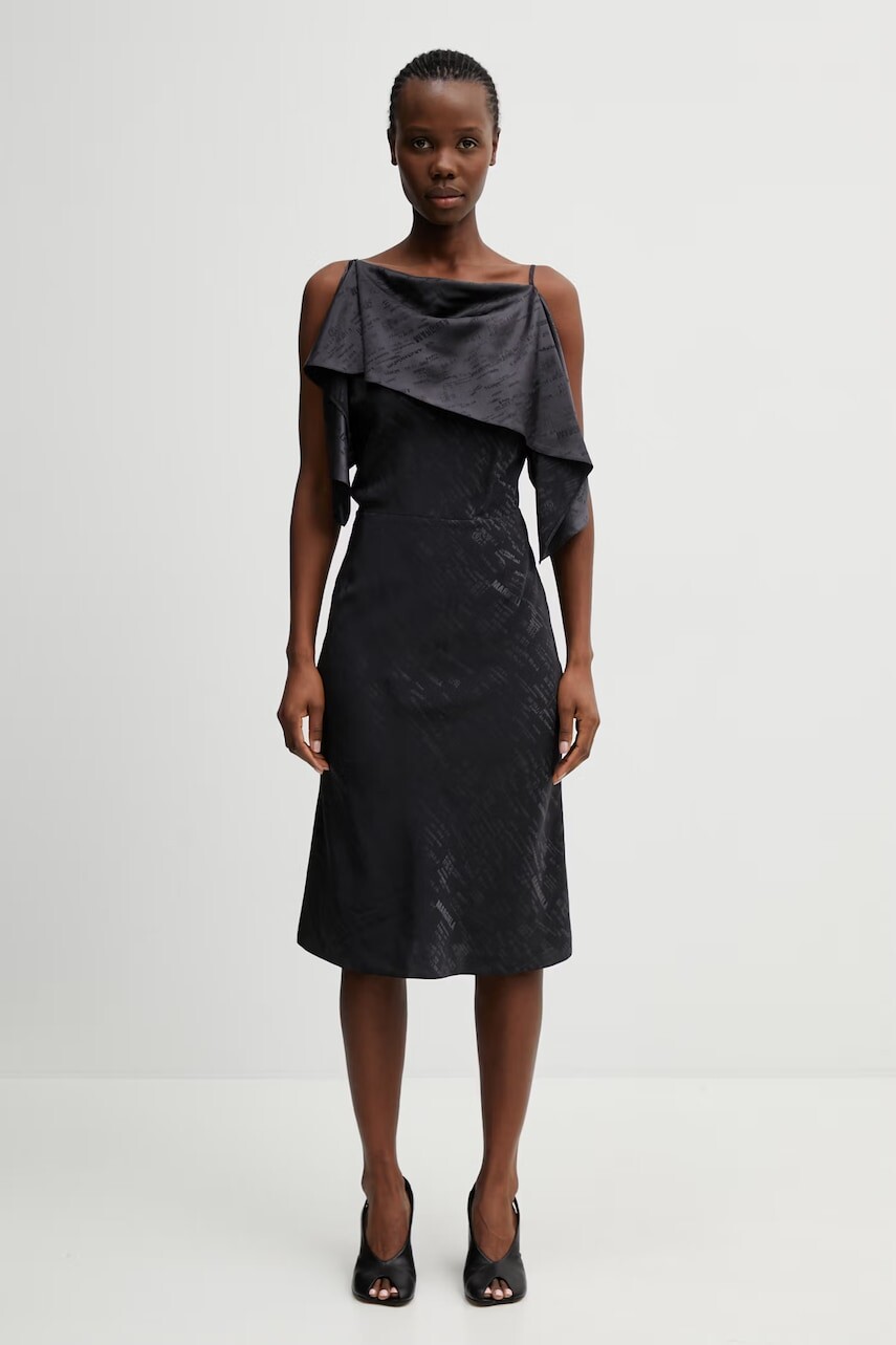 MM6 Maison Margiela asymetrické šaty