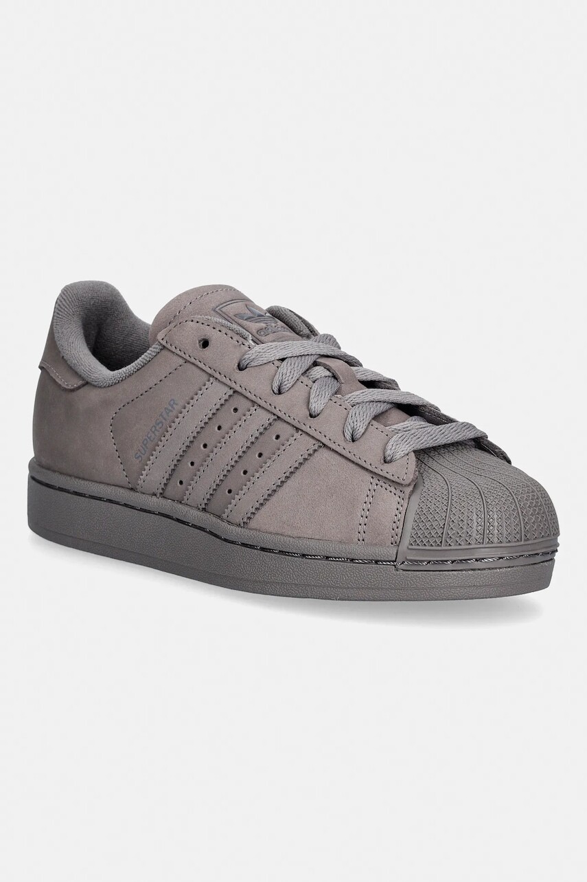 Nubukové tenisky adidas Originals SUPERSTAR II W