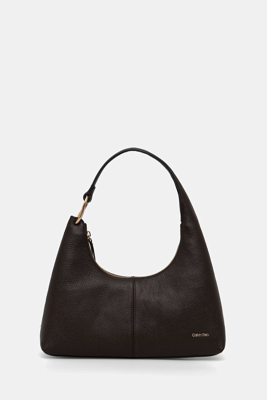 Calvin Klein kabelka hobo dámska kožená