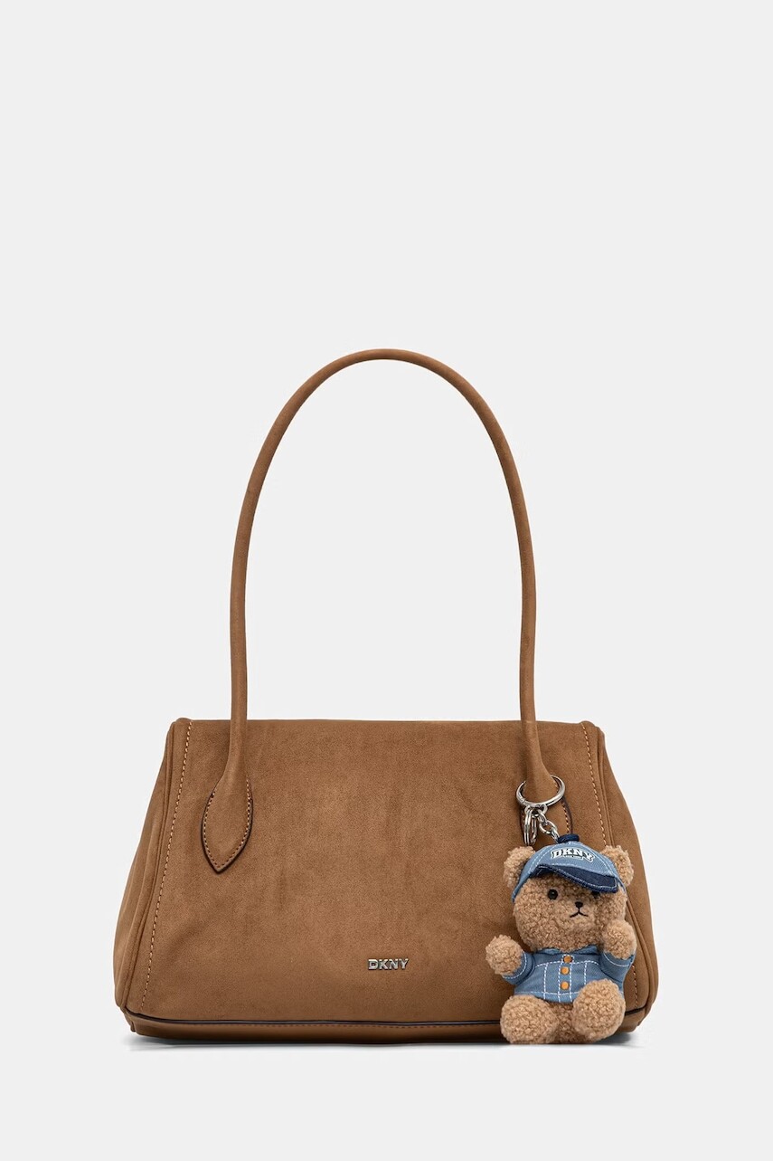 DKNY kabelka dámska z imitácie semišu AMELIE