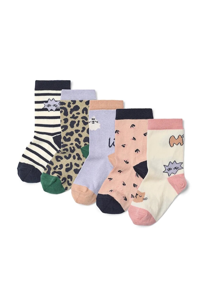 Liewood ponožky detské Silas Socks 5-Pack 5-pak