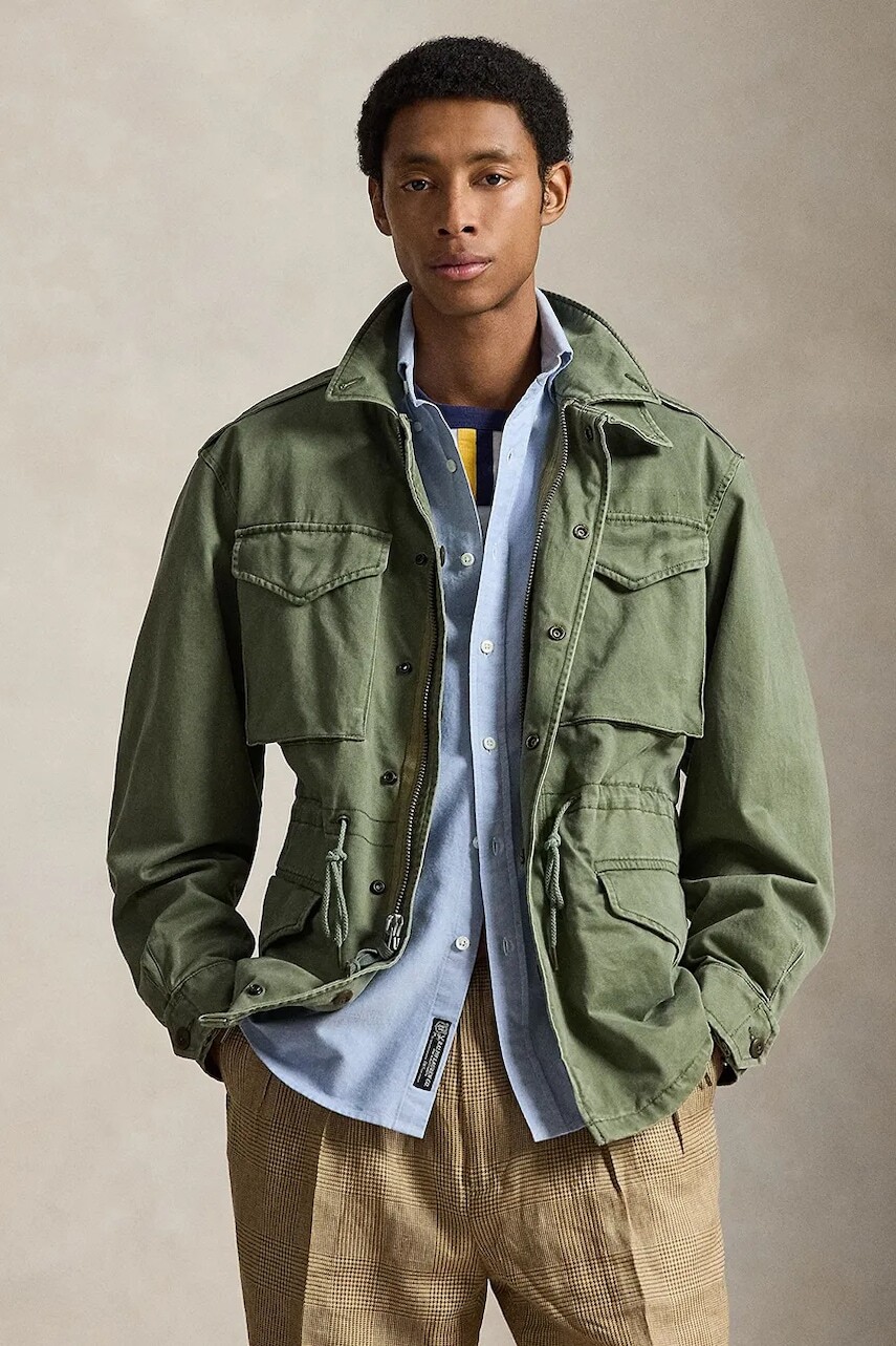 Polo Ralph Lauren kabát pánsky bavlnený