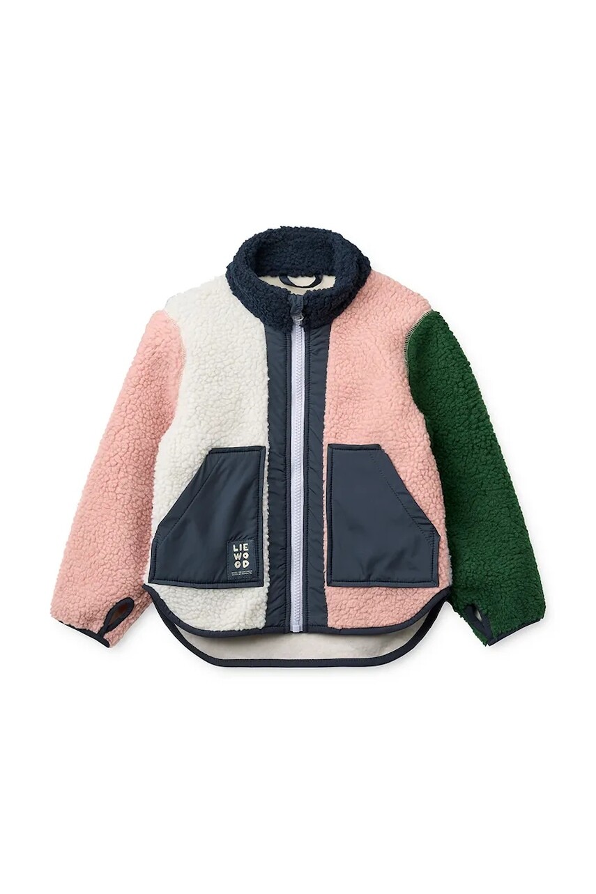 Liewood mikina na zips detská flísová Noam Pile Jacket
