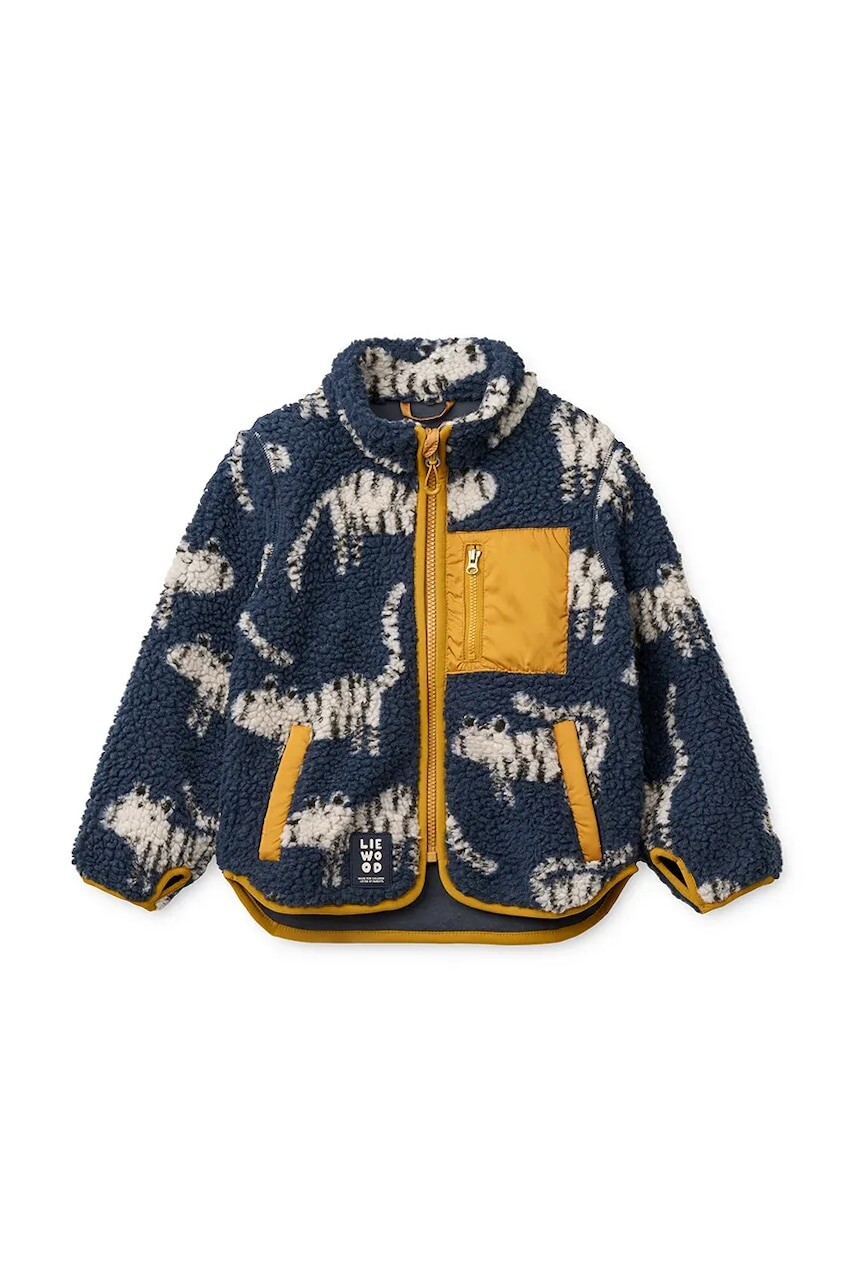 Liewood mikina na zips detská flísová Nolan Pile Jacket