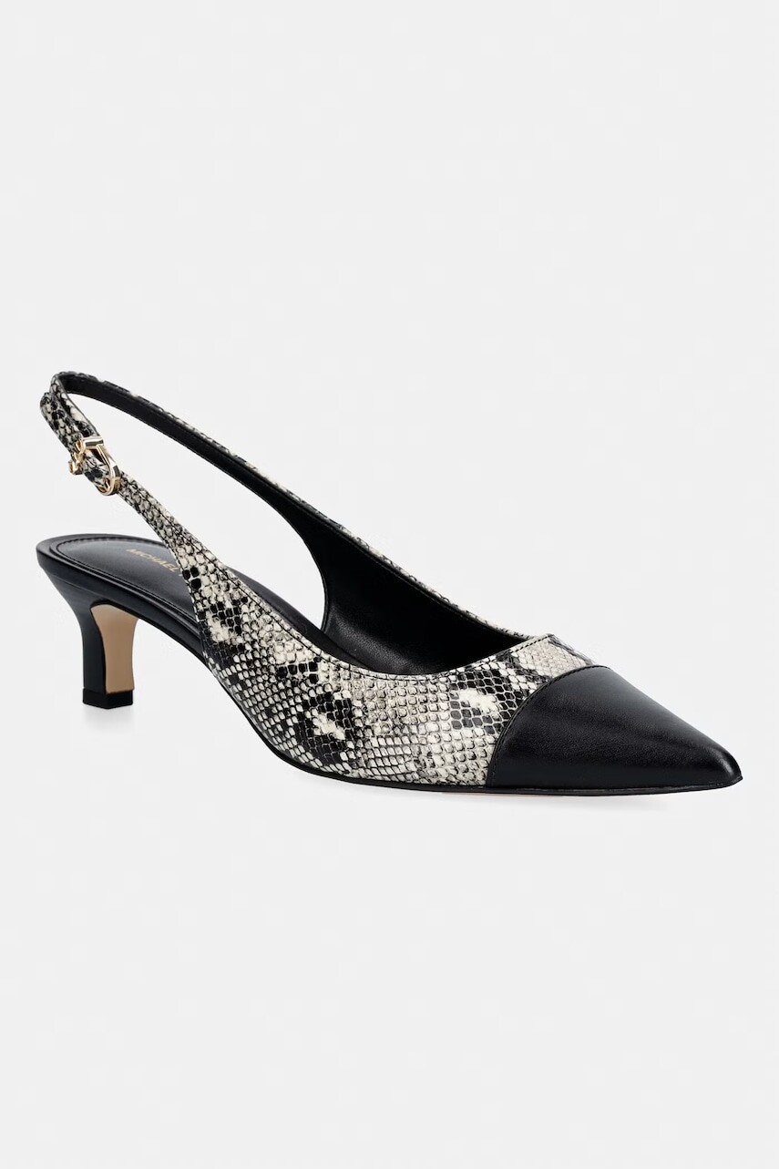 MICHAEL Michael Kors obuv s ihličkovým opätkom kožená Amara Toe Cap Sling Pump