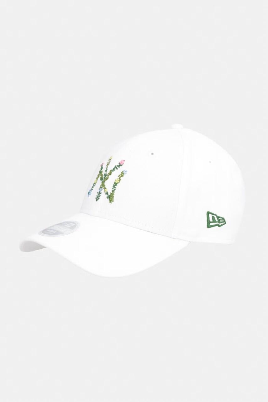 New Era bejzbalová čiapka bavlnená FLORAL INFILL 940 NYY