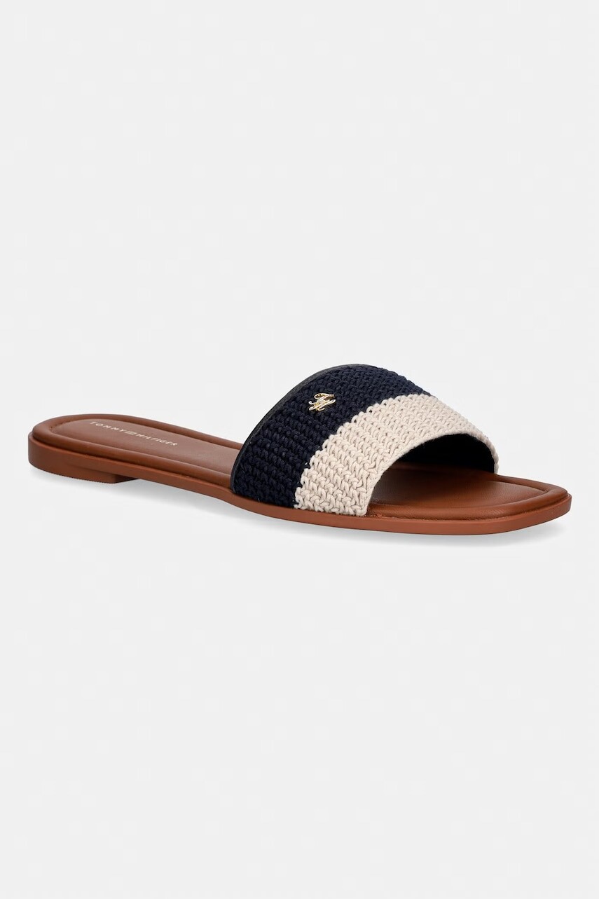Tommy Hilfiger šľapky dámske TH FLAT MULE CROCHET