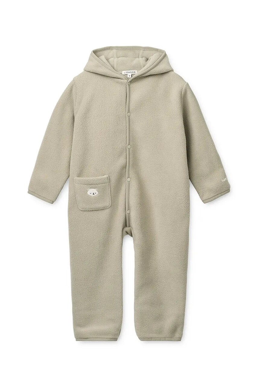 Liewood overal dojčenský Theodore Baby Fleece Jumpsuit