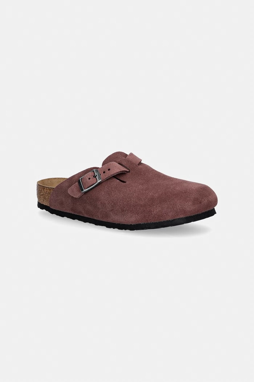 Birkenstock šľapky detské semišové Boston