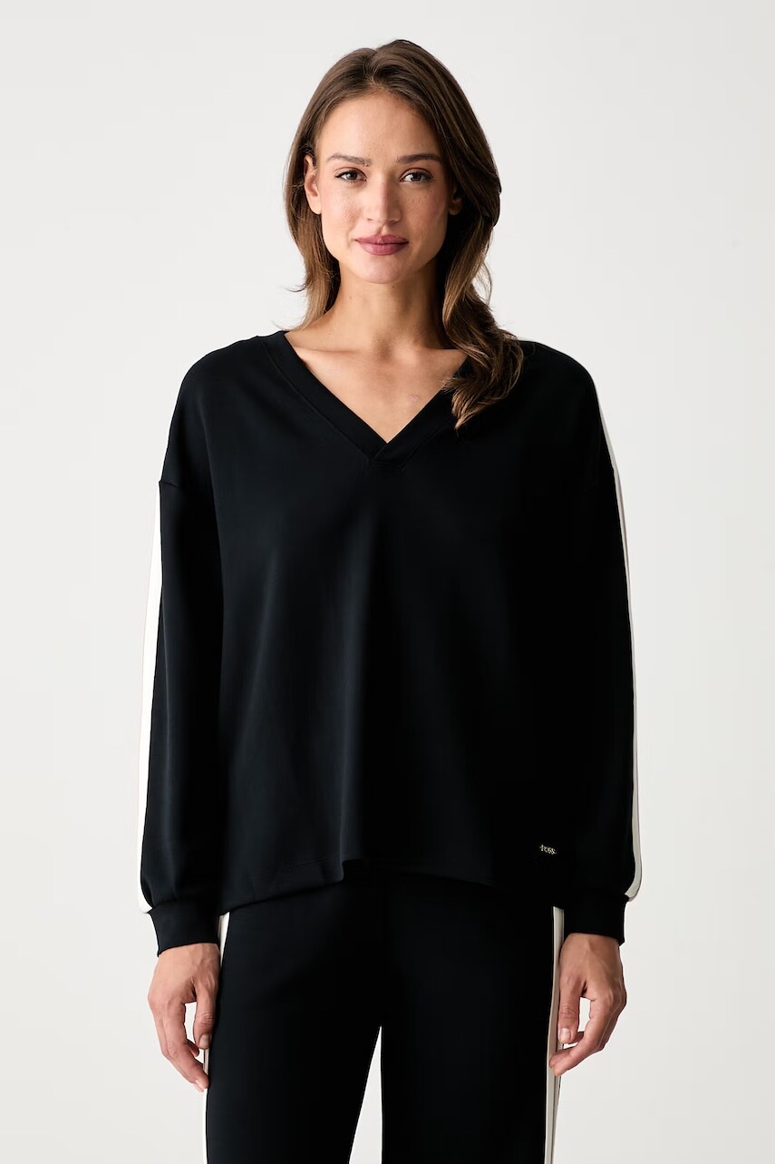 BOSS mikina loungwear dámska s modalom TONE_Sweatshirt