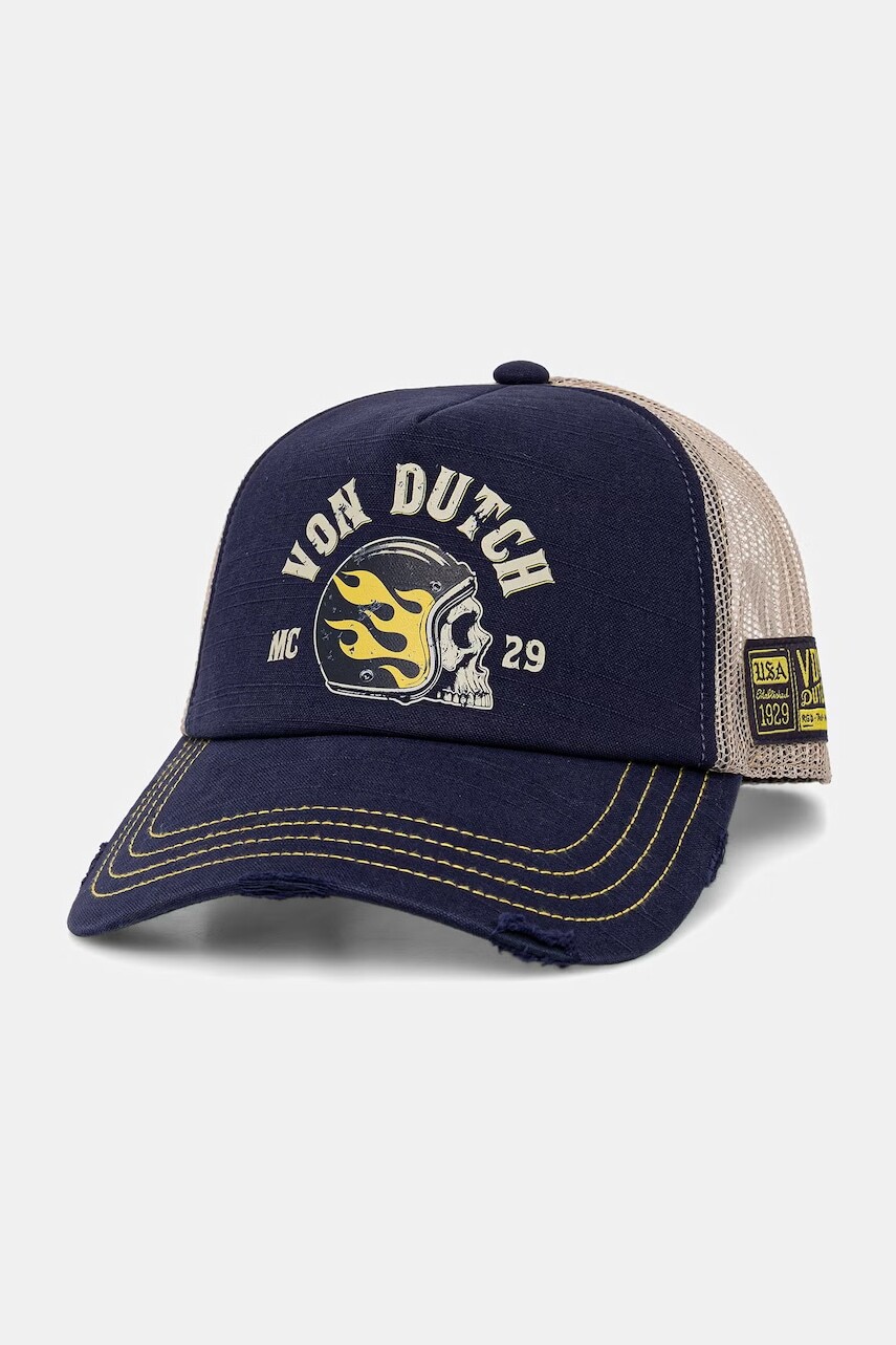 Von Dutch šiltovka trucker pánska s bavlnou