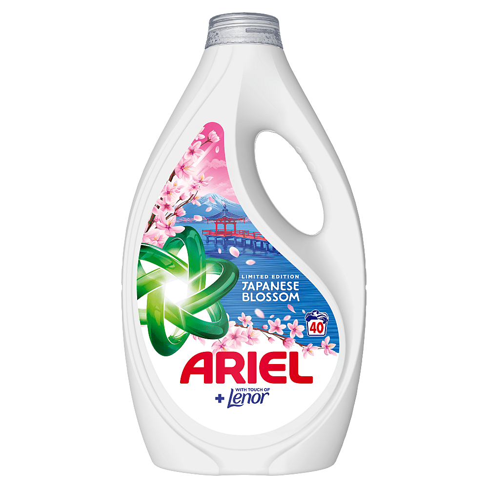 ARIEL Gél japanese blossom 40 praní 1,8 l