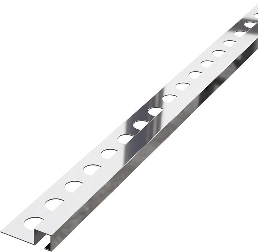 Rohový profil QS 10,5 mm x 270 cm strieborný lesk