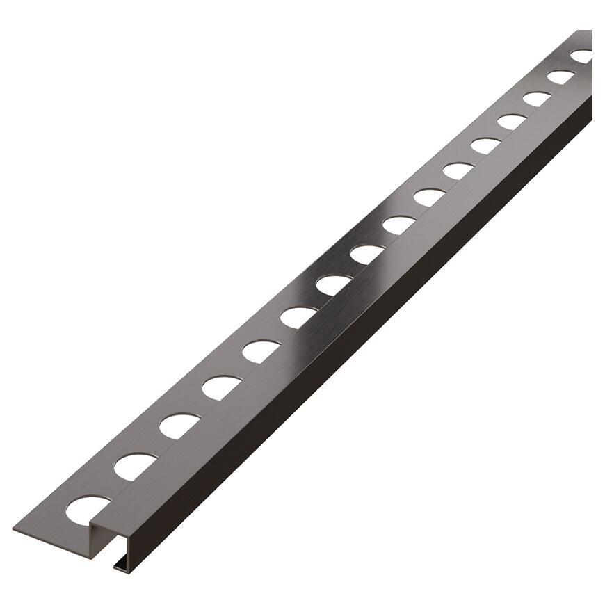 Rohový profil QS 10,5 mm x 270 cm gunmetal šedá mat