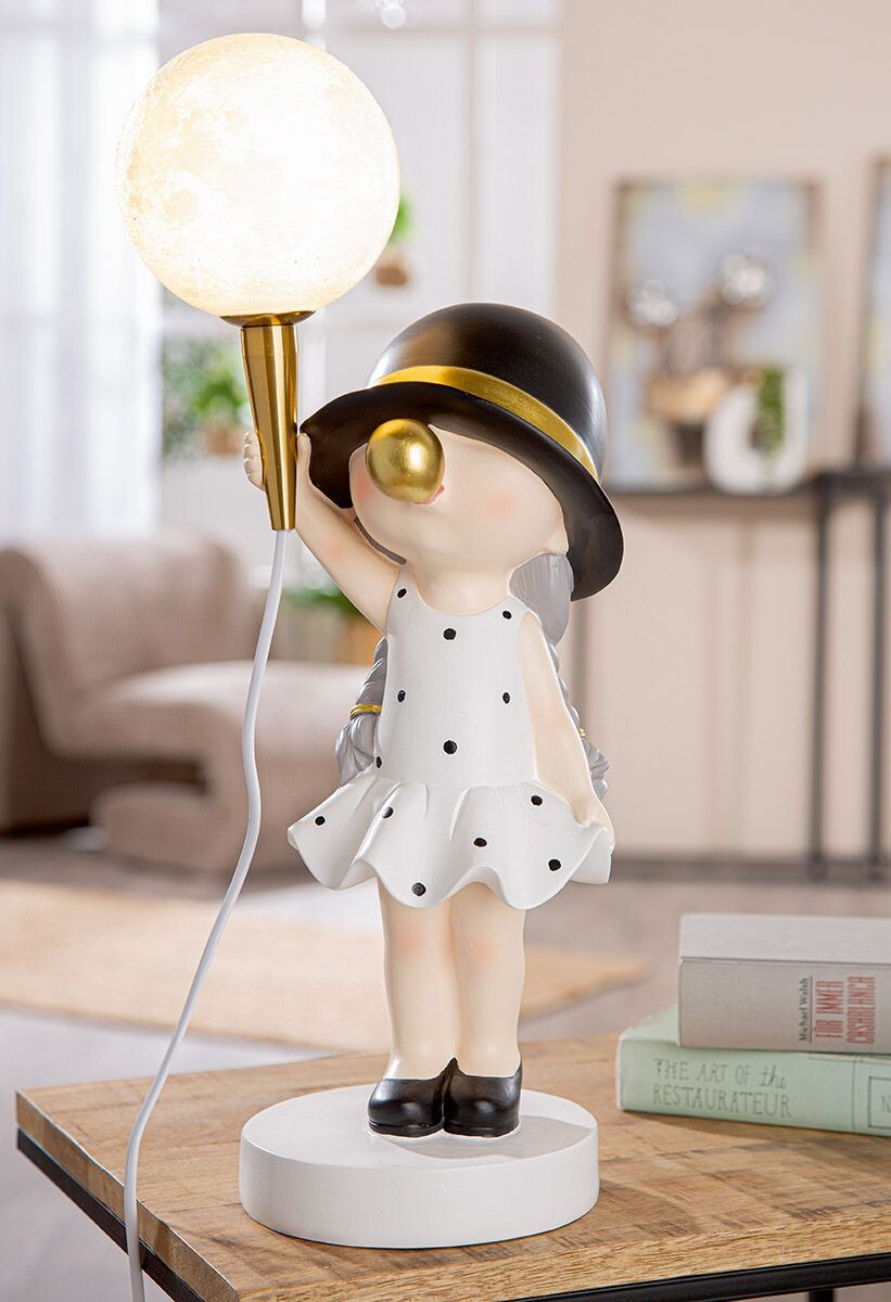Stolná lampa dievča 