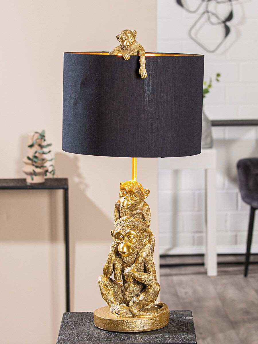 Stolová lampa s motívom opice 