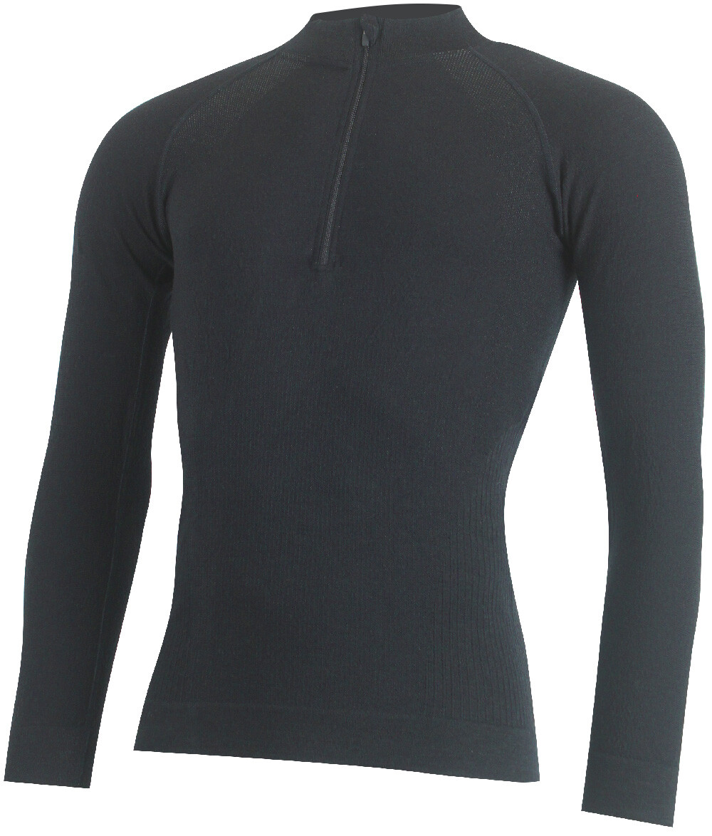 Lasting MAZOL 9090 čierne pánske merino tričko Veľkosť: L/XL 8596445202939