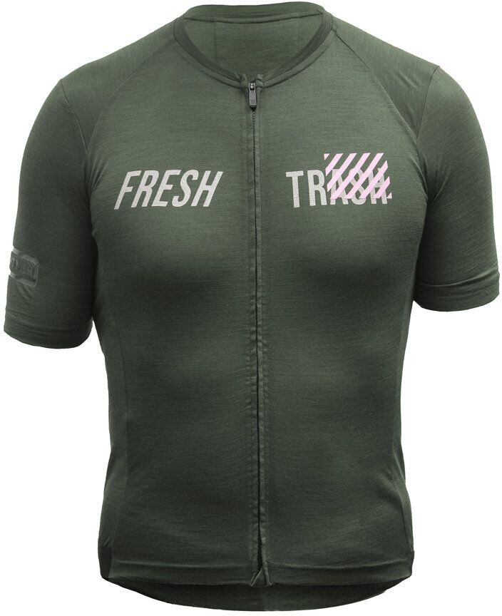 Fresh Trash FT MEN'S LITE MERINO EVO JERSEY OLIVE GREEN Veľkosť: S