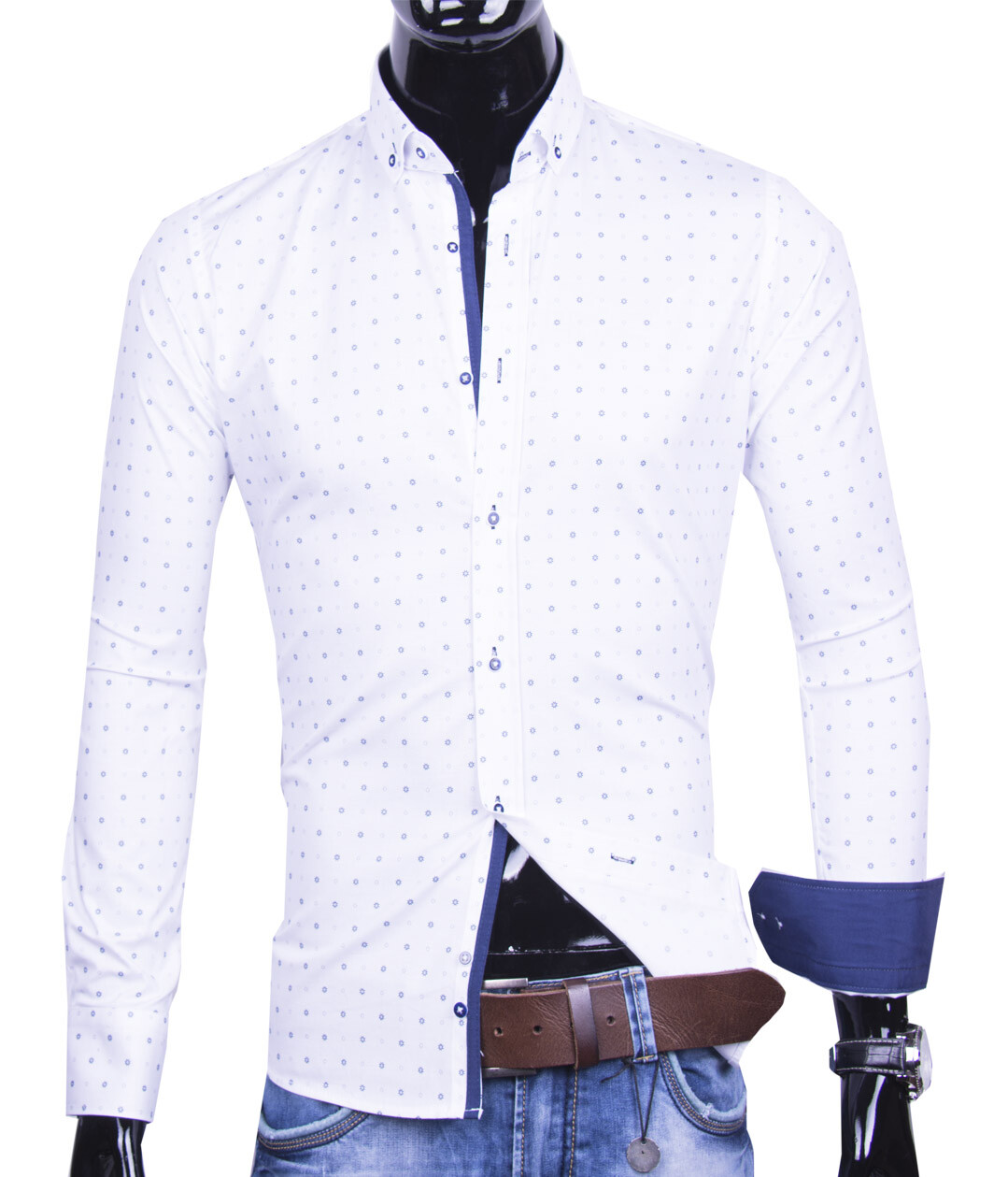 30016-EM-356 Trendová pánska košeľa EGO MAN - SLIM FIT