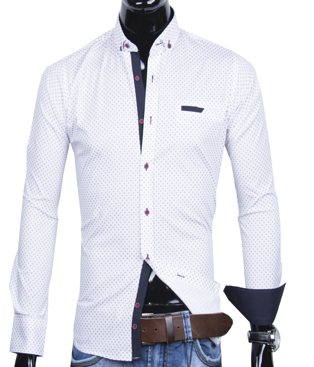 30016-EM-367 Trendová pánska košeľa EGO MAN - SLIM FIT