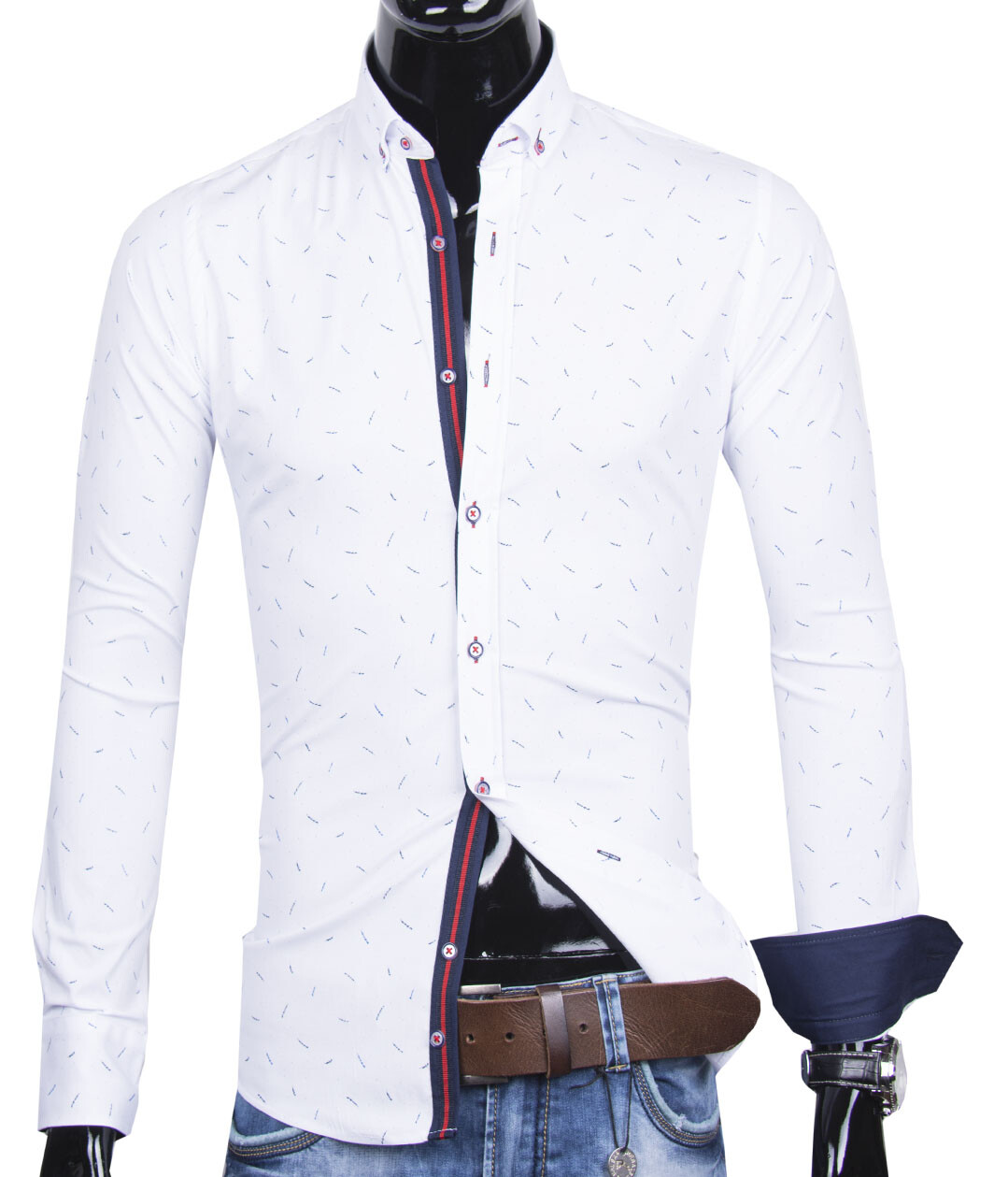 30016-EM-361 Trendová pánska košeľa EGO MAN - SLIM FIT
