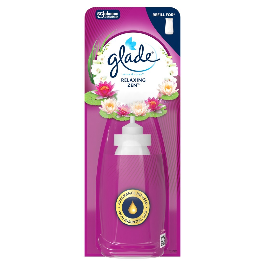 Glade Náplň do osviežovača vzduchu Sense & Spray Relaxing Zen 18 ml