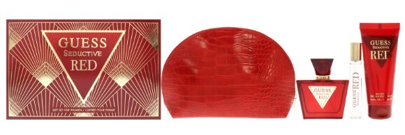 Guess Seductive Red - EDT 75 ml + EDT 15 ml + tělové mléko 100 ml + taštička