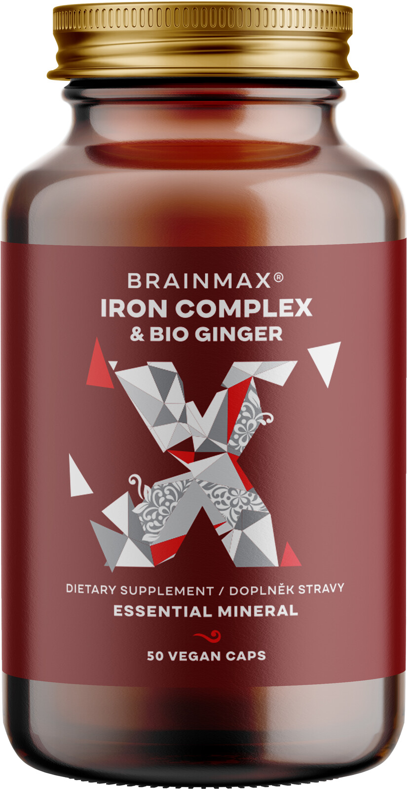 BrainMax Iron Complex® Železo bisglycinát 50 kapsúl