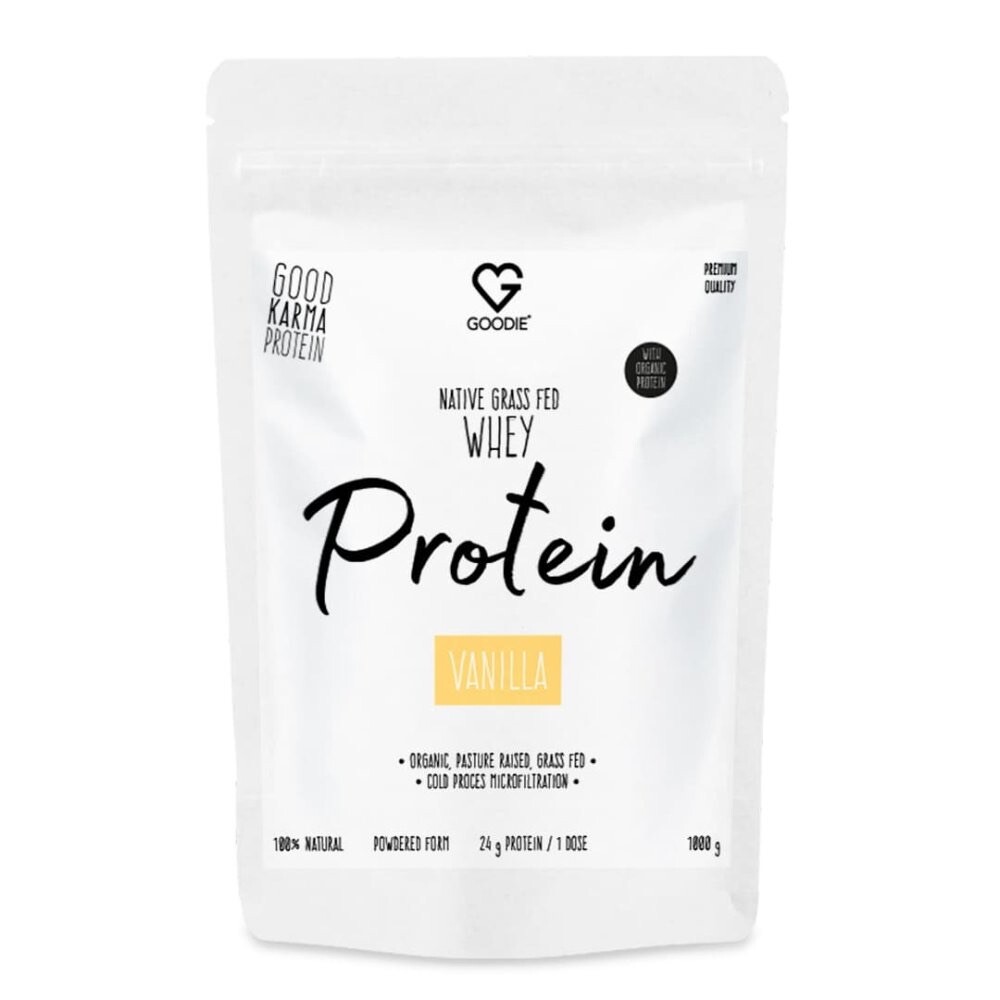 Goodie Natívny srvátkový proteín GrassFed - Vanilka 1000 g