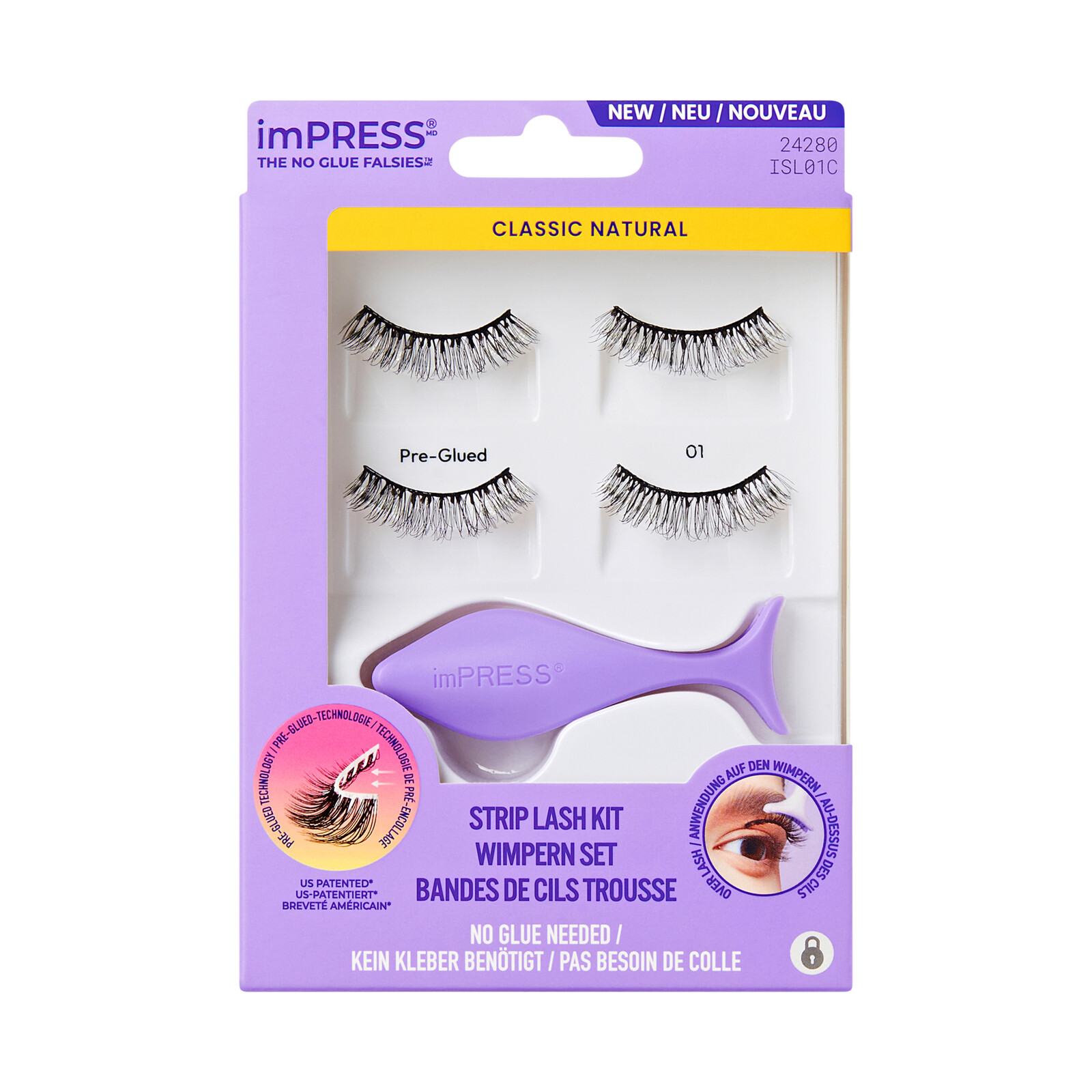 KISS imPRESS No Glue Strip Lash 01