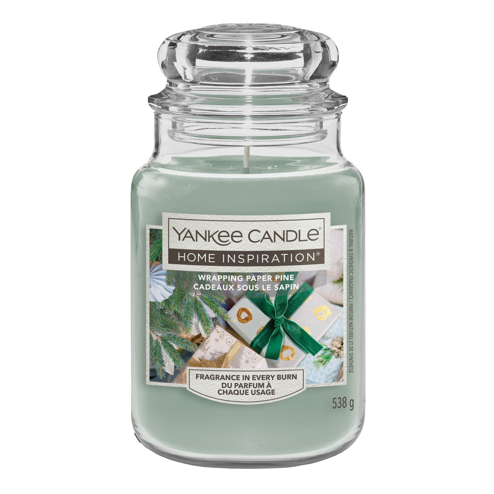 Yankee Candle Vonná sviečka Home Inspiration veľká Wrapping Paper Pine 538 g