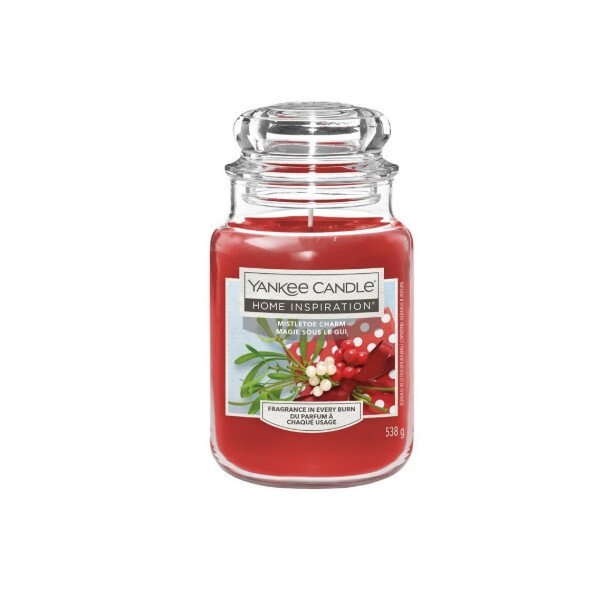 Yankee Candle Aromatická sviečka veľká Mistletoe Charm 538 g